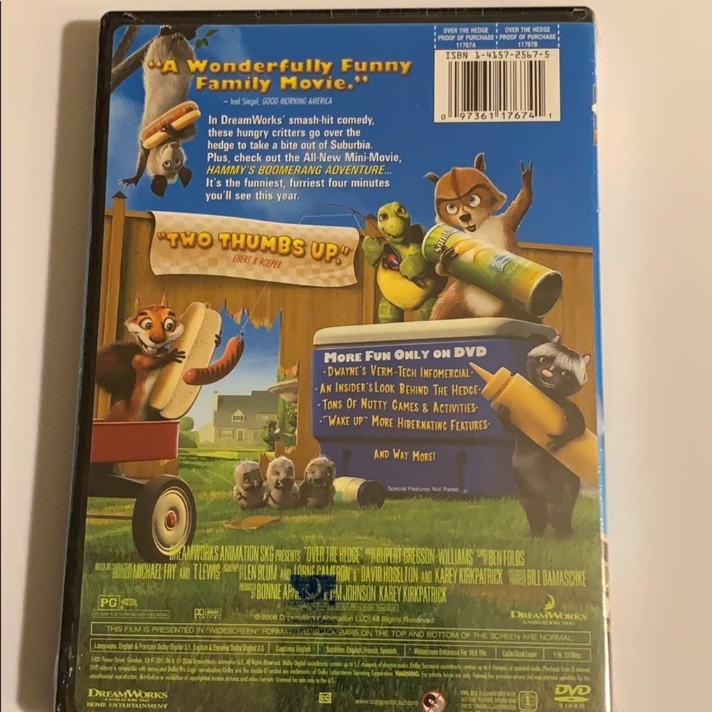 Over the hedge dvd widescreen. - Picture 2 of 2